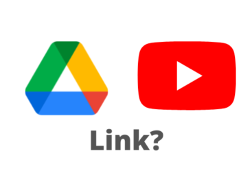 Link Drive e YouTube
